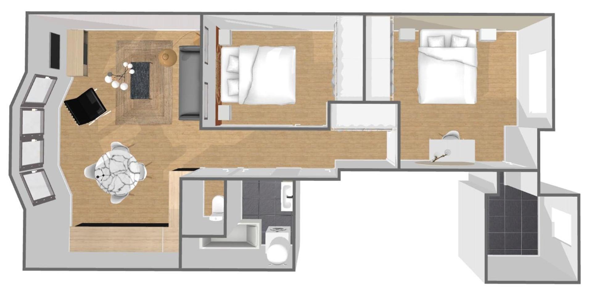 Superbe Appart. 2 En Plein Centre ! Appartement Rijsel